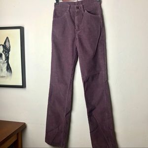Vintage 70’s Levi’s Purple Corduroy Pants(on hold)